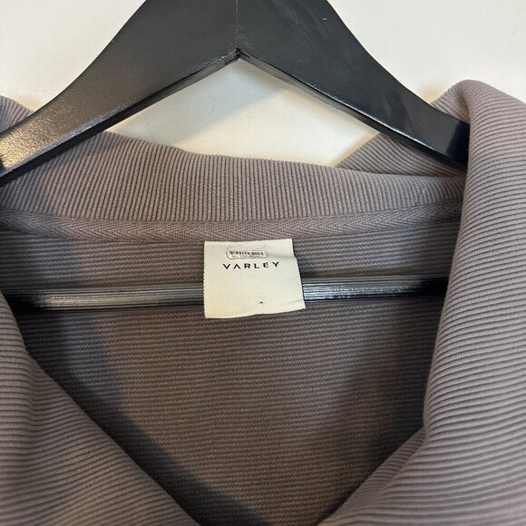 VARLEY Vine Ottoman Half Zip Pullover in Charcoal Size Medium - Picture 6 of 14